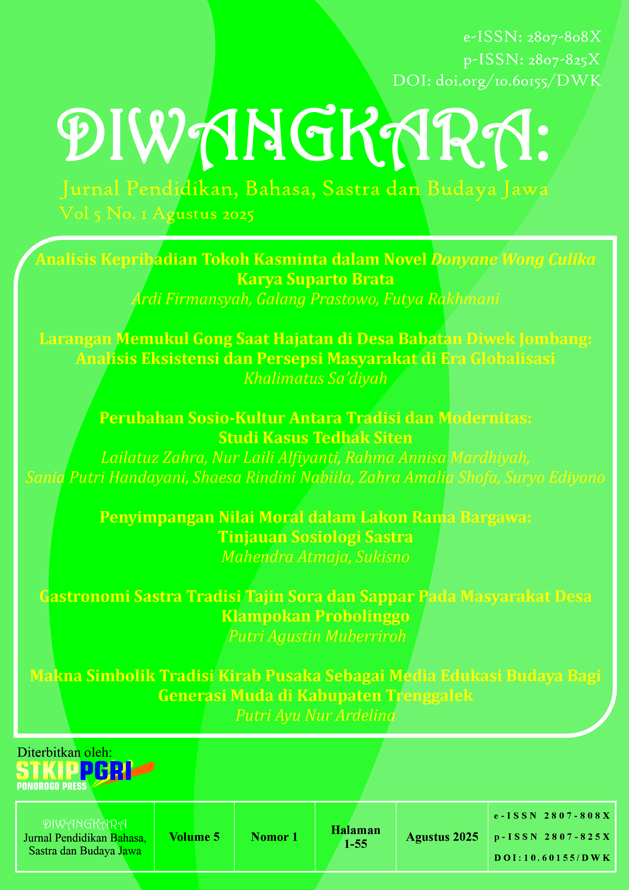 					Lihat Vol 5 No 1 (2025): Agustus
				